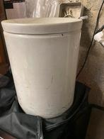 Metalen prullenbak, Gebruikt, Met pedaal, 50 tot 75 cm, Ophalen of Verzenden