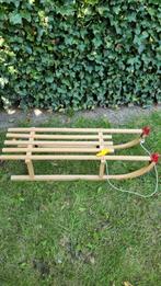 Houten slee, Kinderen en Baby's, Speelgoed | Buiten | Sleeën, Ophalen, Zo goed als nieuw