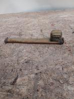 Pennenhouder met inktpotje messing vintage antiek, Ophalen of Verzenden