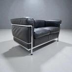 Cassina LC2 2 zits design bank Le Corbusier, Ophalen of Verzenden, 75 tot 100 cm