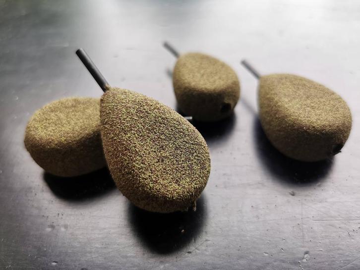 In-line flatpears, Watersport en Boten, Hengelsport | Karpervissen, Zo goed als nieuw, Dobber of Lood, Ophalen of Verzenden