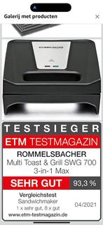 Tosti apparaat NIEUW IN DOOS, Ophalen of Verzenden, Nieuw