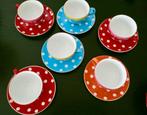 6x Oilily kop en schotels, Huis en Inrichting, Keuken | Servies, Ophalen, Zo goed als nieuw, Overige stijlen, Kop(pen) en/of Schotel(s)