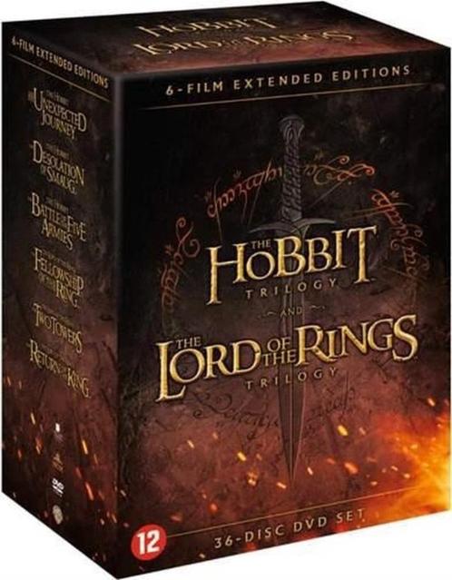 DVD box:The Hobbit & The rings trilogy  (Extended Edition), Cd's en Dvd's, Dvd's | Science Fiction en Fantasy, Zo goed als nieuw