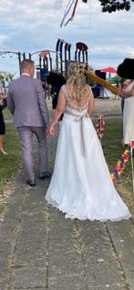 Ladybird trouwjurk maat 44, Ophalen of Verzenden, Zo goed als nieuw, Wit, Trouwjurk