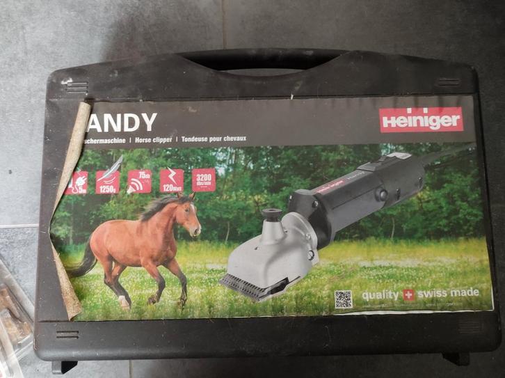 Heiniger  handy scheermachine met 3 setjes messen, Dieren en Toebehoren, Paarden en Pony's | Verzorgingsproducten, Ophalen of Verzenden