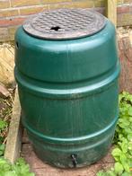 Regenton op voet en wat extra’s, 75 tot 150 liter, Ophalen, Gebruikt, Kunststof