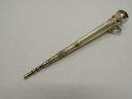 Zilver breipendop/breinaald dop/breipen 15.5 cm antiek(5), Ophalen of Verzenden, Zilver
