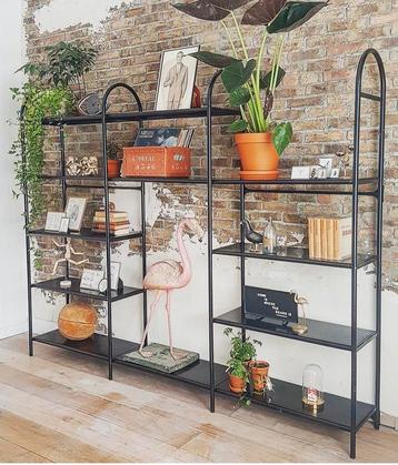 Modulaire vintage stelling wandmeubel boekenkast roomdivider beschikbaar voor biedingen