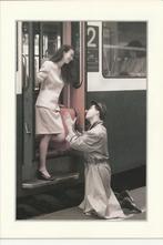 EN TOUTE CMPLICITE VROUW MAN CLOWNSNEUS TREINSTEL 2e KLASSE, Ophalen of Verzenden, Zo goed als nieuw, Trein, Kaart of Prent