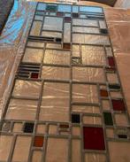 Glas-in-loodramen | moderne geometrische stijl, Doe-het-zelf en Verbouw, Glas en Ramen, Ophalen, Gevelraam of Ruit, Gebruikt, Minder dan 80 cm