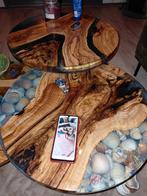 👌 olijfbomen met een story 3 salontafels olijfhout handmade, Huis en Inrichting, 50 tot 100 cm, Rond, Minder dan 50 cm, 50 tot 100 cm