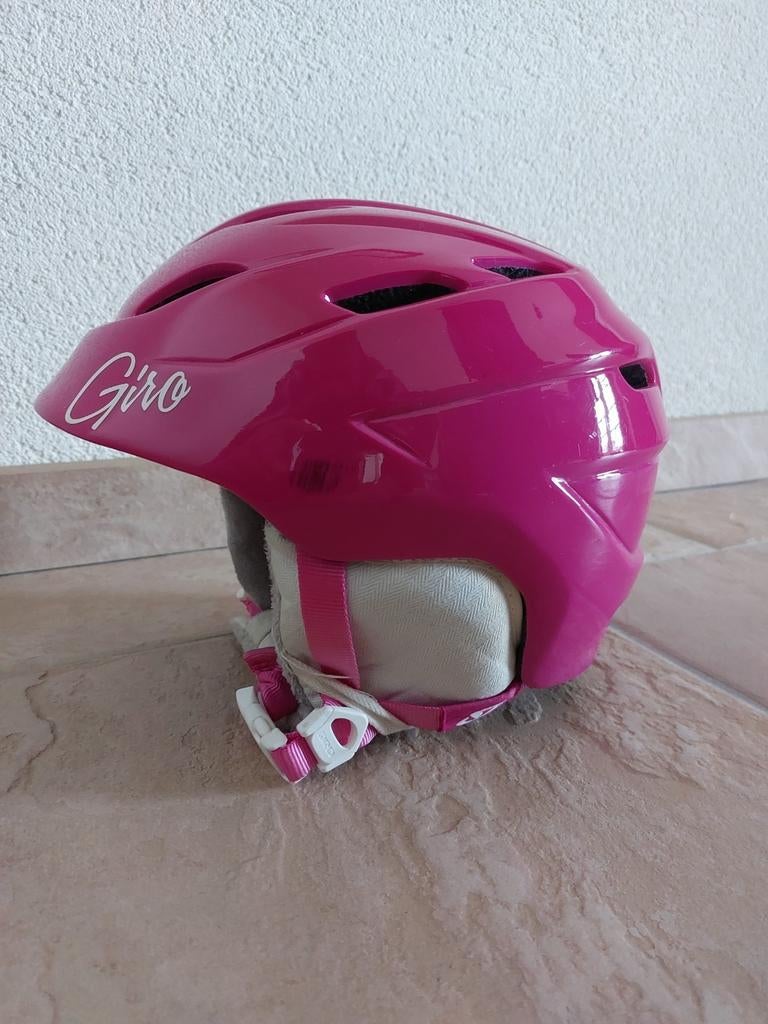 Skihelm roze incl bril, Overige merken, Gebruikt, Overige typen, Ophalen of Verzenden