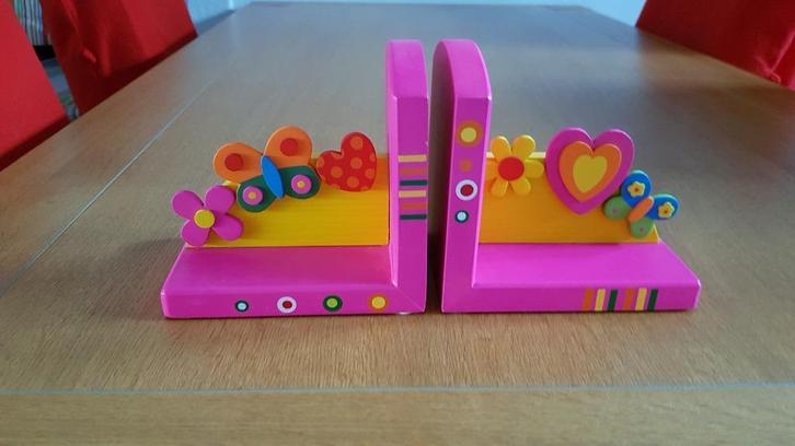 Boekensteunen voor een meisje, Kinderen en Baby's, Kinderkamer | Inrichting en Decoratie, Zo goed als nieuw, Overige typen, Ophalen of Verzenden