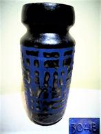 VEB Haldensleben Fat Lava Vaas 3041 B, Huis en Inrichting, Ophalen, Blauw, Aardewerk of Porselein, Zo goed als nieuw