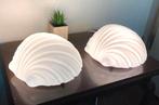 Vintage Glashutte Limburg schelp lamp jaren 70 design lampen, Ophalen of Verzenden, Glas