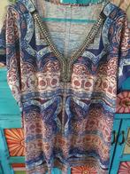 Ibiza beach dress/tuniek maat L/XL, Ophalen of Verzenden, Gedragen, Maat 46/48 (XL) of groter, Blauw