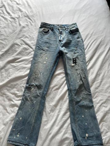 Één-tweetje flared boyfriend jeans beschikbaar voor biedingen