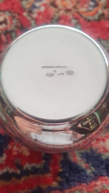 ZILVEREN koffiekan incl / chrisstofle 925 zilver beschikbaar voor biedingen