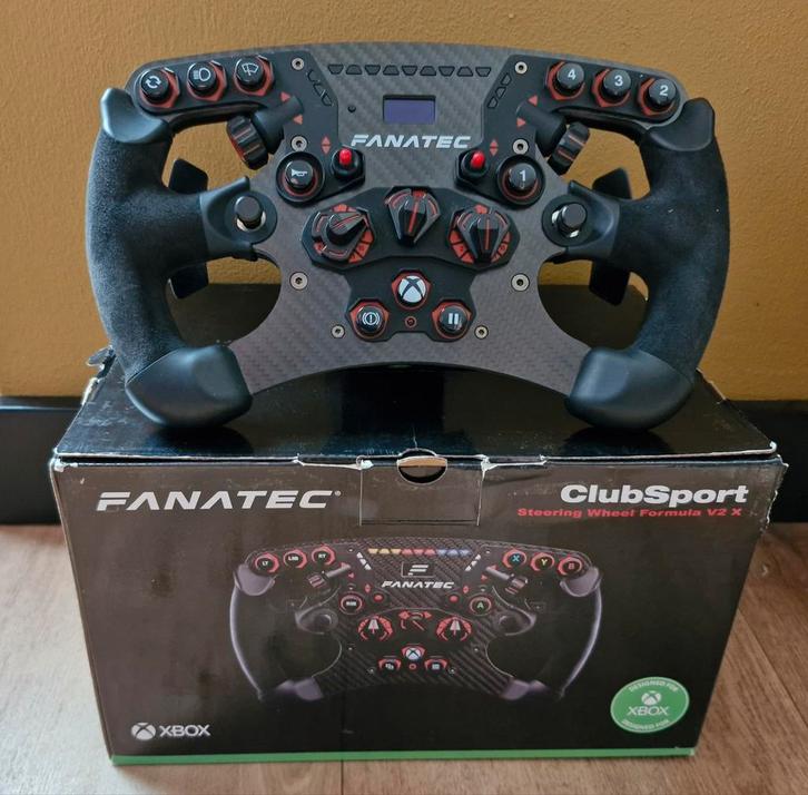 Fanatec Clubsport V2.5 Xbox Stuur., Spelcomputers en Games, Spelcomputers | Xbox | Accessoires, Zo goed als nieuw, Xbox Original