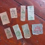 Lotje van 8 Britse Munitie verpakking Labels divers calibers, Verzamelen, Ophalen of Verzenden, Landmacht, Nederland, Embleem of Badge