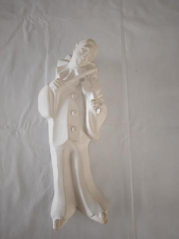 Keramiek Pirot Clown met Viool beschikbaar voor biedingen