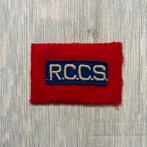 First canadian infantry division RCCS stoffen embleem, Verzamelen, Militaria | Tweede Wereldoorlog, Ophalen of Verzenden