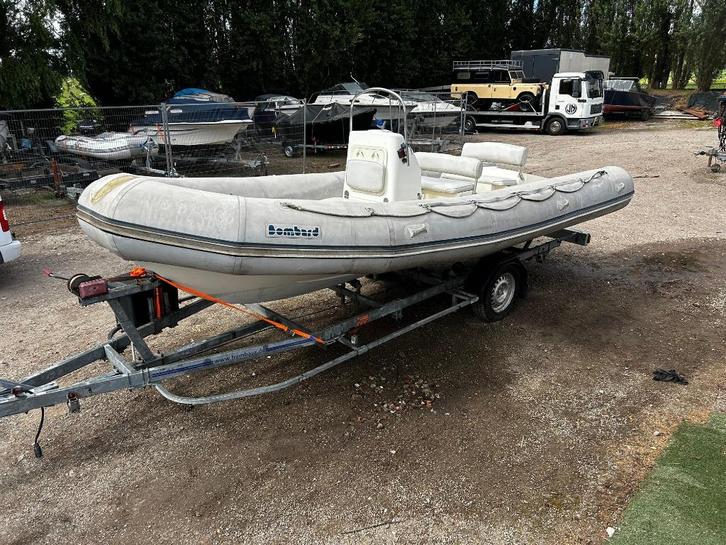 bombard explorer sb 640 RIB, Watersport en Boten, Rubberboten, Gebruikt, Overige merken, Overige materialen, 120 tot 200 pk, Benzine