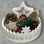 Kerst aftel decoratie schaal, Huis en Inrichting, Ophalen of Verzenden, Nieuw, Rond, Porselein of Keramiek