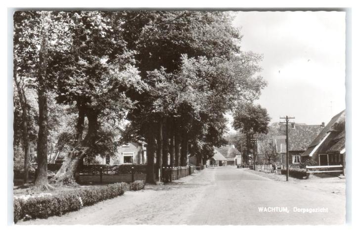 Wachtum, (bij Dalen) Dorpsgezicht, Verzamelen, Ansichtkaarten | Nederland, Ongelopen, Drenthe, 1940 tot 1960, Verzenden