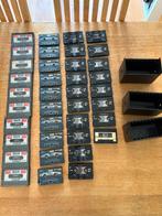 38 cassettebandjes vnl Chrome Maxell TDK, Gebruikt, Overige genres, Ophalen of Verzenden, Met bewaardoos, rek of koffer