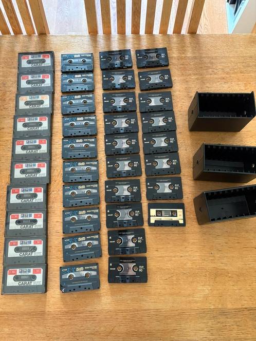 38 cassettebandjes vnl Chrome Maxell TDK, Cd's en Dvd's, Cassettebandjes, Gebruikt, Onbespeeld, Overige genres, 26 bandjes of meer
