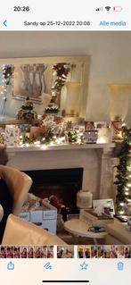 Luxe Marmer Schouw met Elektrische Haard, Ophalen of Verzenden, Gebruikt