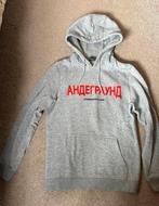 Sweater hoodie lichtgrijs Underground, maat S, Ophalen of Verzenden, Gebruikt, Trui of Vest