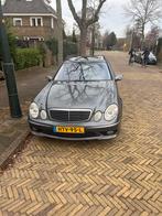 Mercedes-Benz E350 2005 Grijs, Auto's, Automaat, Zwart, Leder, Vierwielaandrijving