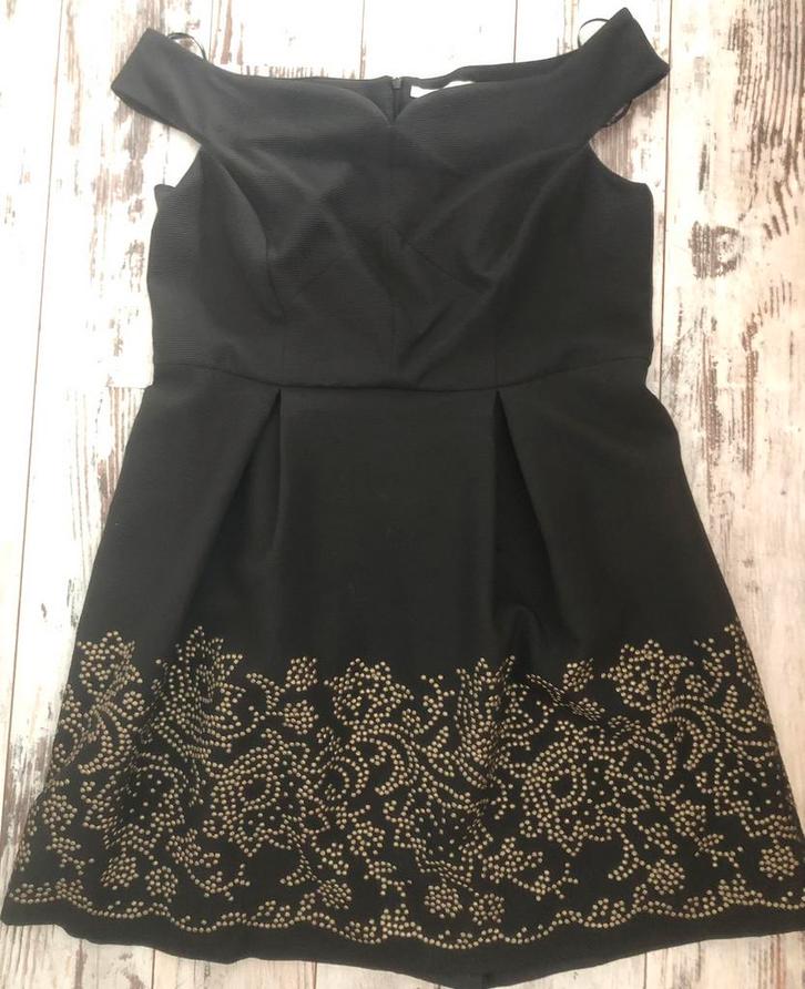 Jurk maat 46 xxl  merk Steps feestjurk zwart, Kleding | Dames, Jurken, Nieuw, Maat 46/48 (XL) of groter, Zwart, Knielengte, Ophalen of Verzenden