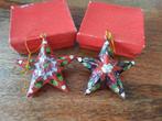 2 emaille kerststerren zeer bijzonder hand gemaakt, Ophalen of Verzenden, Nieuw