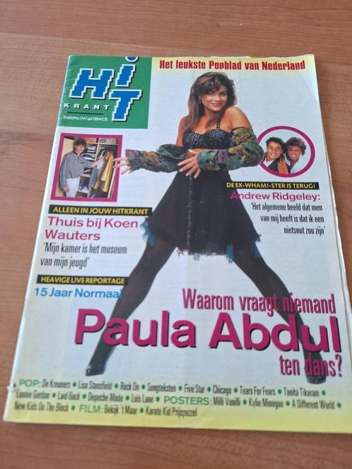 Hitkrant 1990 Paula Abdul de Kreuners Milli Vanilli NKOTB, Verzamelen, Tijdschriften, Kranten en Knipsels, Tijdschrift, Nederland