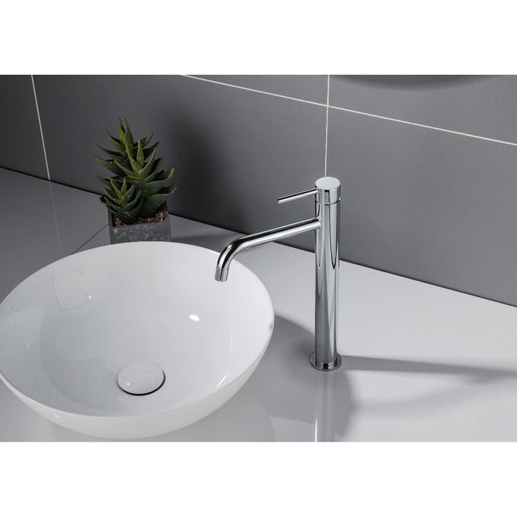 Fortifura Calvi Slim Wastafelkraan PALLETACTIE NU €65,-, Doe-het-zelf en Verbouw, Sanitair, Nieuw, Kraan, Chroom, Ophalen