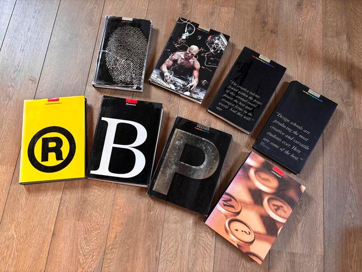 GRAPHIS DESIGN BOEKEN (8 stuks), Boeken, Kunst en Cultuur | Fotografie en Design, Gelezen, Overige onderwerpen, Ophalen of Verzenden