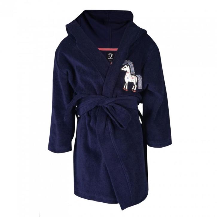 Blauwe Horka Jolly badjas maat 104, Dieren en Toebehoren, Paardrijkleding, Nieuw, Kinderen, Bovenkleding, Recreatie, Ophalen of Verzenden