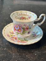 Kop en schotel, Royal Albert, september, Verzamelen, Ophalen, Zo goed als nieuw, Porselein, Kop en/of schotel