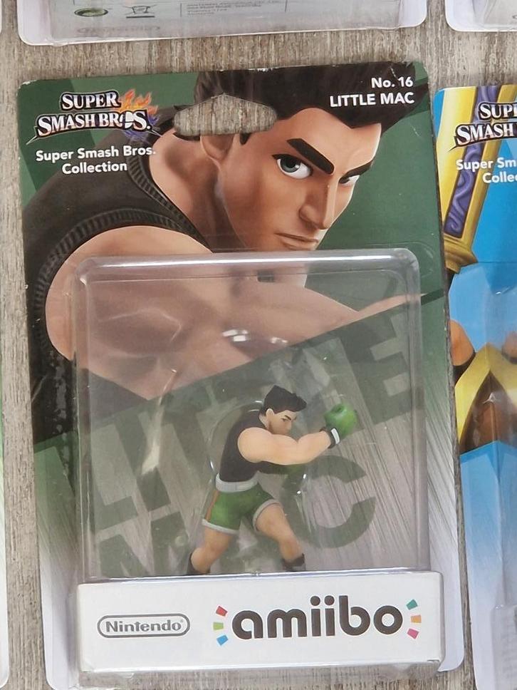 amiibo Little Mac Super Smash Bros serie nummer 16, Spelcomputers en Games, Games | Nintendo Switch, Nieuw, Vechten, 1 speler