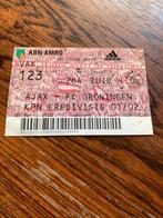 Entree kaart Ajax - fc Groningen 3 april 2002, Tickets en Kaartjes