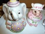 oude spaarpotten porcelein, Verzamelen, Spaarpotten, Ophalen of Verzenden, Gebruikt, Steen, Aardewerk of Keramiek, Dier