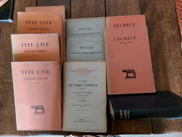 Budé teksten: Livius+ Théognis+ bucoliques grecs +, Boeken, Wetenschap, Gelezen, Geesteswetenschap, Ophalen of Verzenden
