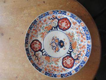 Oer 11330 GROTE antieke Imari-porseleinen schotel beschikbaar voor biedingen