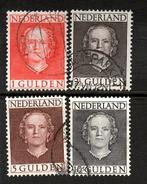 191nvph 534-537 koningin Juliana 1949 gebruikt zie scan., Postzegels en Munten, Postzegels | Nederland, Verzenden, Na 1940, Gestempeld