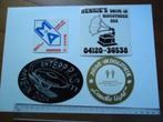 sticker oud Disco drive in show deejay dj feest dancing retr, Verzenden, Zo goed als nieuw, Bedrijf of Vereniging