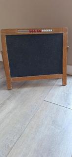Oud Brocante School- Krijtbord met Telraam, Ophalen of Verzenden